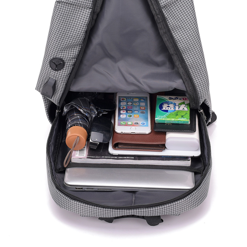 السفر حقيبة المدرسة مع USB ميناء الشحن 15.6 بوصة الطبيب حقيبة عمل لطلاب الكلية 