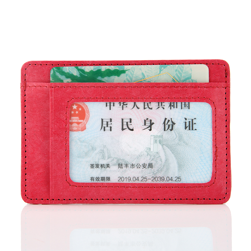سليم RFID حجب حامل البطاقة الحد الأدنى تايفك الجيب الأمامي محفظة للنساء 