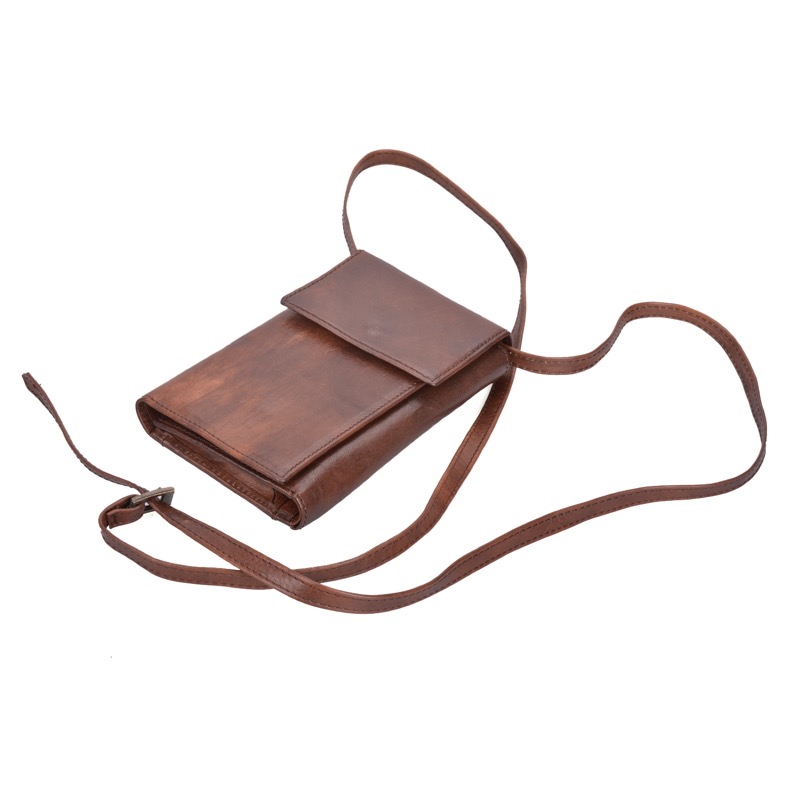 Crossbody الهاتف الخليوي محفظة نسائية جلدية متعددة الألوان حقيبة مع حزام قابل للتعديل 