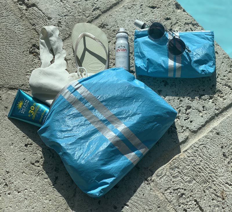 مخصص مخصص مانع القابض للماء دوبونت ورقة تايفك حقيبة مستحضرات التجميل السفر مع سحاب 
